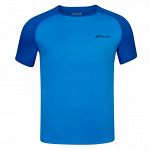 Babolat Play Crew Neck Tee Blue Aster